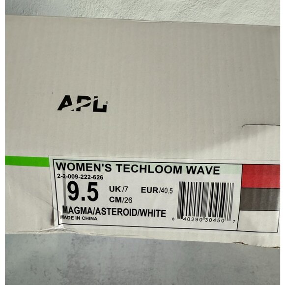 NIB APL Techloom Wave Womens Sneakers Neon Orange Red Size‎ 9.5 - Picture 10 of 10